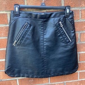 Leather skirt